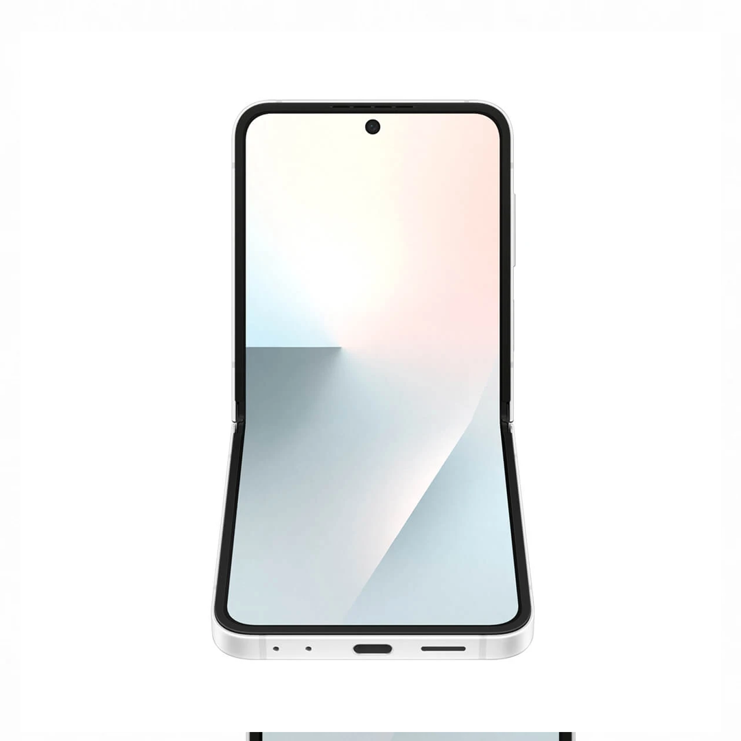 هاتف Samsung Galaxy Z Flip7 FE – رام 8GB، وتخزين 256GB + هدايا | أبيض هاتف Samsung Galaxy Z Flip7 FE – رام 8GB، وتخزين 256GB + هدايا | أبيض